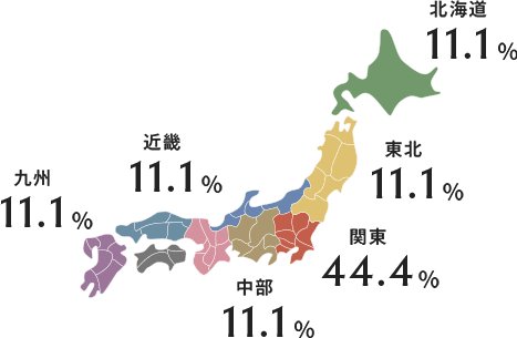 出身地 図・グラフ